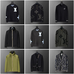 Louis Vuitton LV Gucci Burberry crew neck long-sleeved sweater-4874